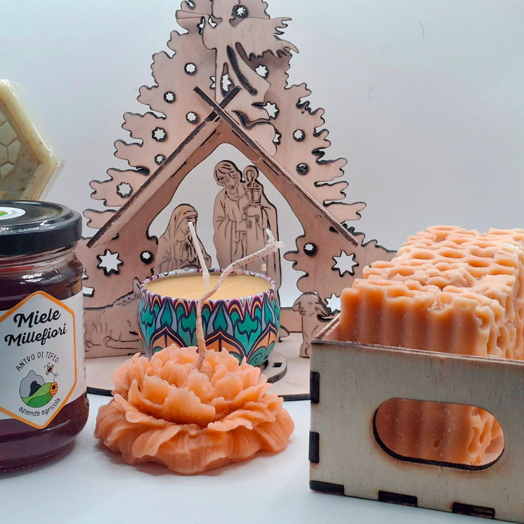 Candele naturali in cera d'api